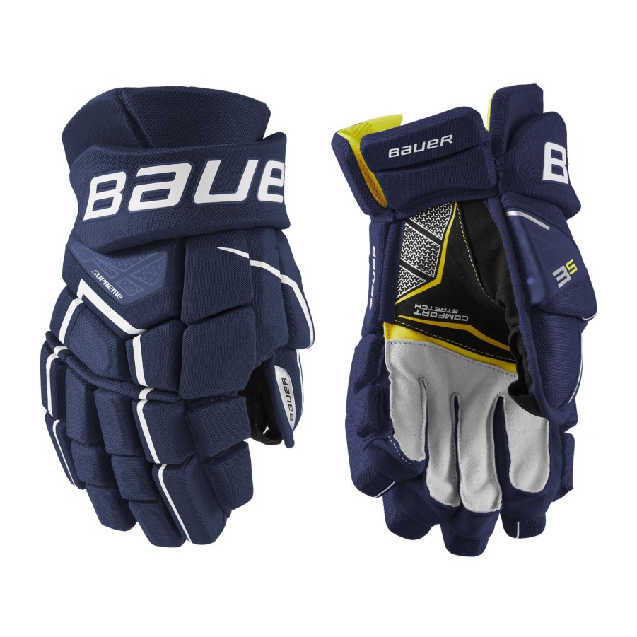 Vintersport bauer HocBesthansker | S21 Supreme 3S Glove - Sr 21/22, Hockeyhanske Senior