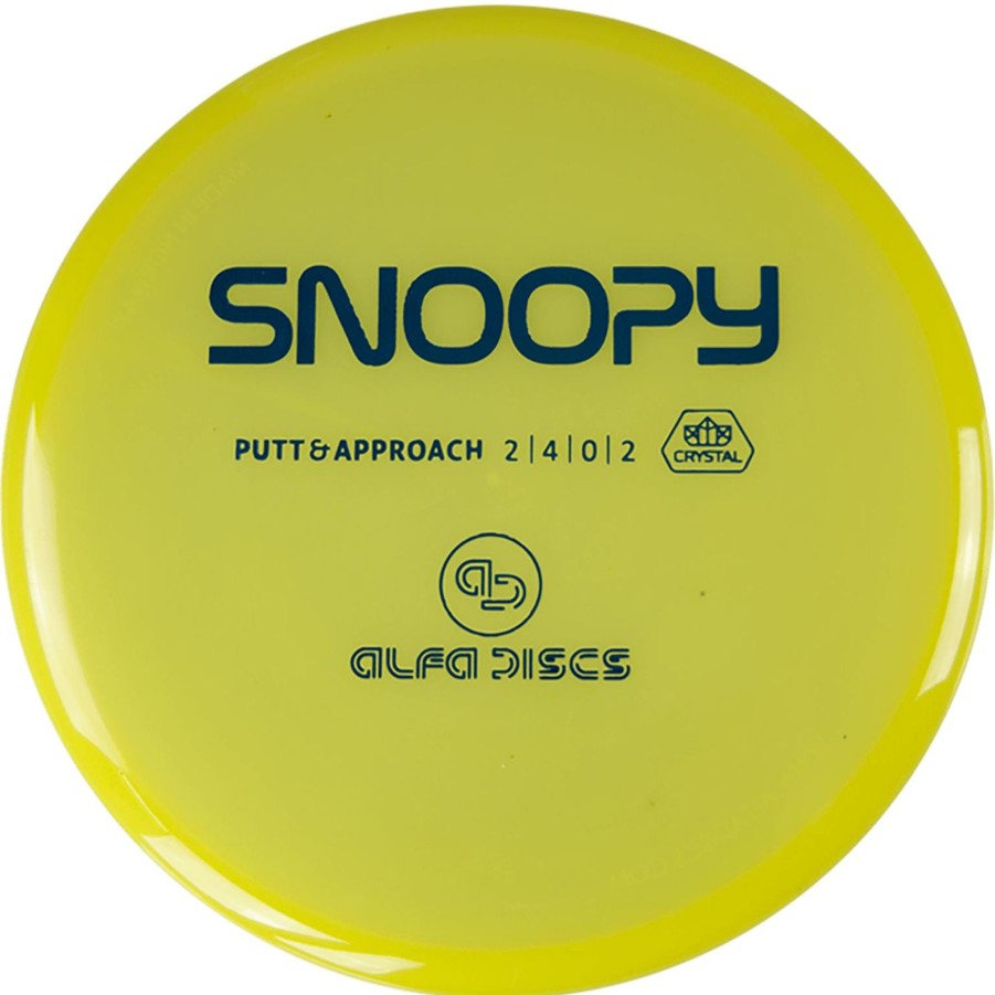 Sport ALFA DISC Frisbeegolf | Crystal Line Putter Snoopy, Putter Frisbeegolf