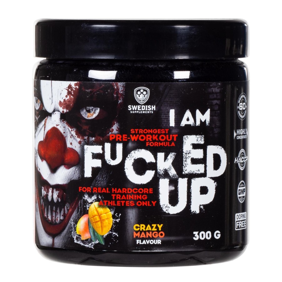 Sport Swedish Supplements Kosttilskudd | F#Cked Up Joker Edition 300G Crazy Mango, Kosttilskudd