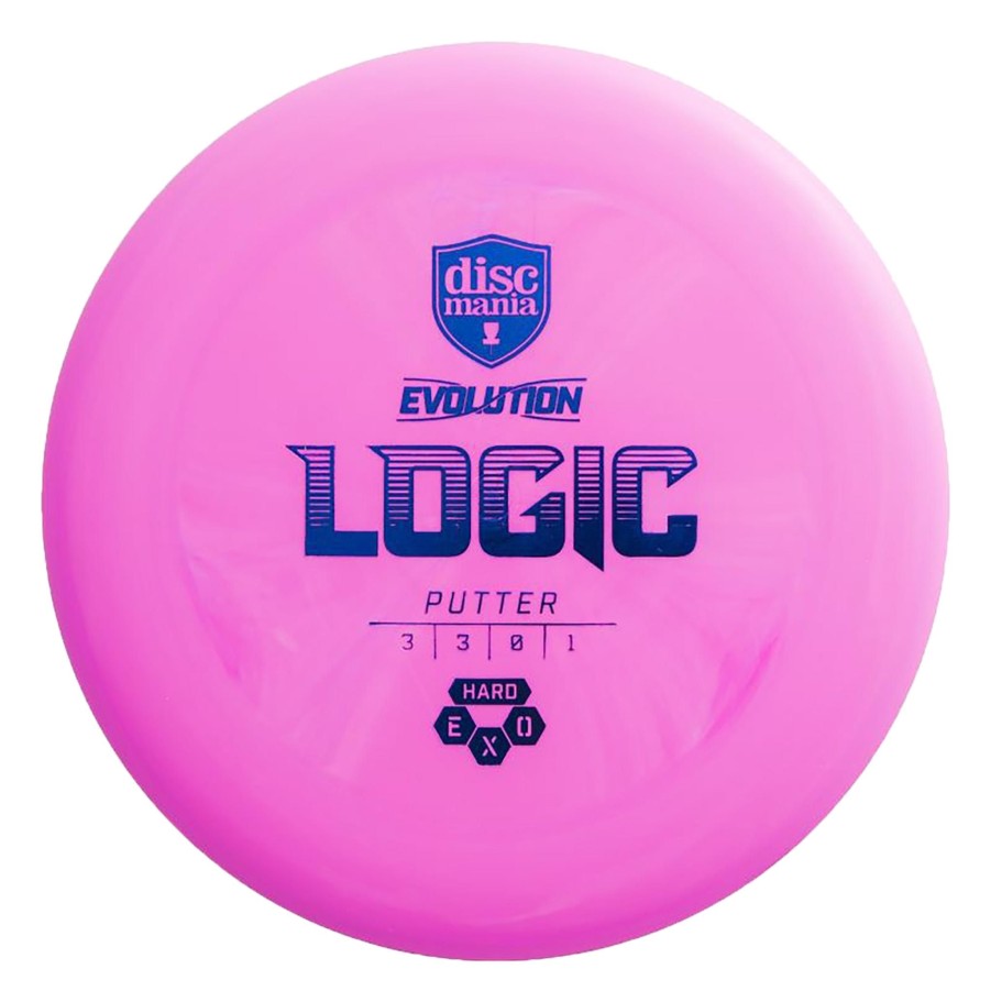 Sport DISCMANIA Frisbeegolf | Exo Putter Logic Hard, 173-176G Assorted Colors, Putter Frisbeegolf