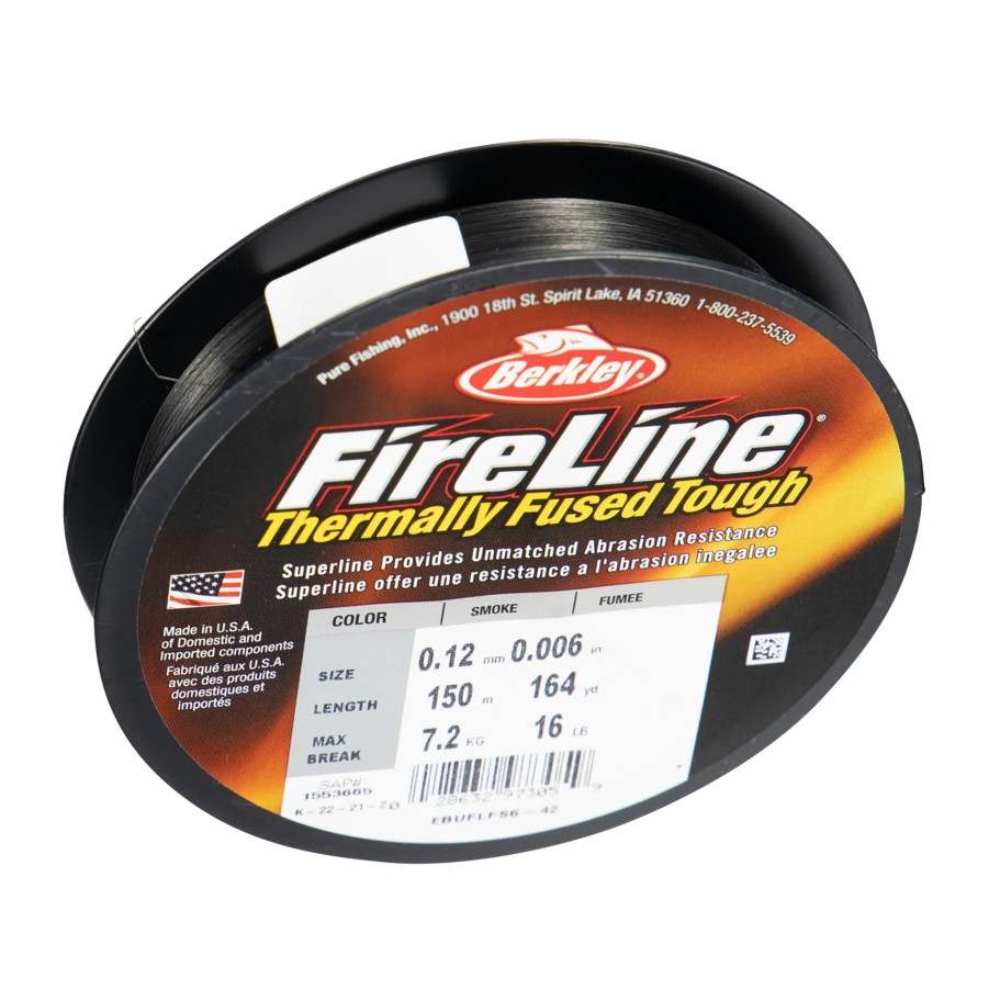 Jakt Og Tur berkley Fiskesnore & Fiskesene | Fireline 150M Smoke, Multifilament